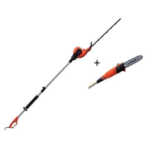 eSkde 9ft Pole Electric Hedge Trimmer Chainsaw Pruner Kit 600W Multi Tool 2 in 1 Powerful LPHTCS1