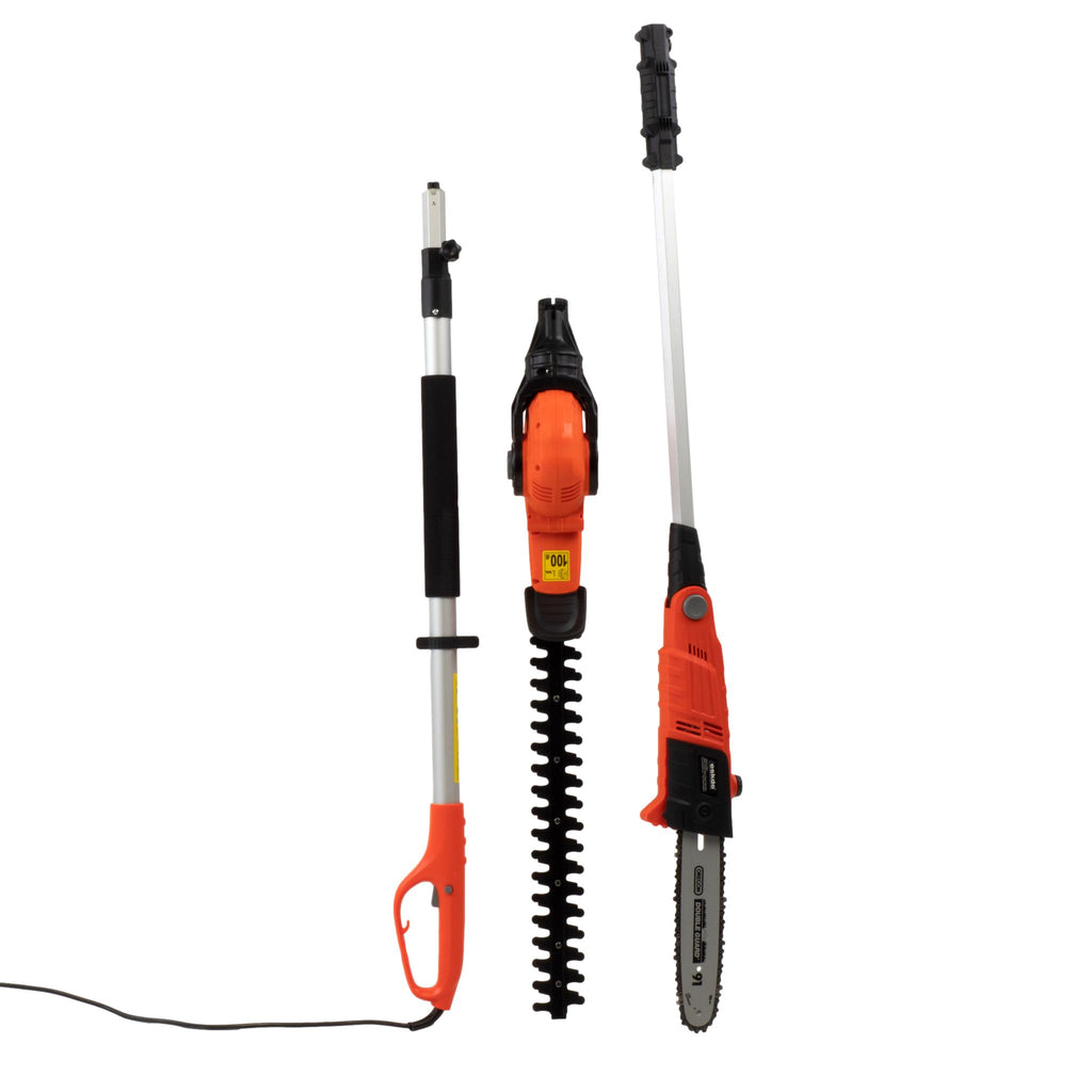 eSkde 9ft Pole Electric Hedge Trimmer Chainsaw Pruner Kit 600W